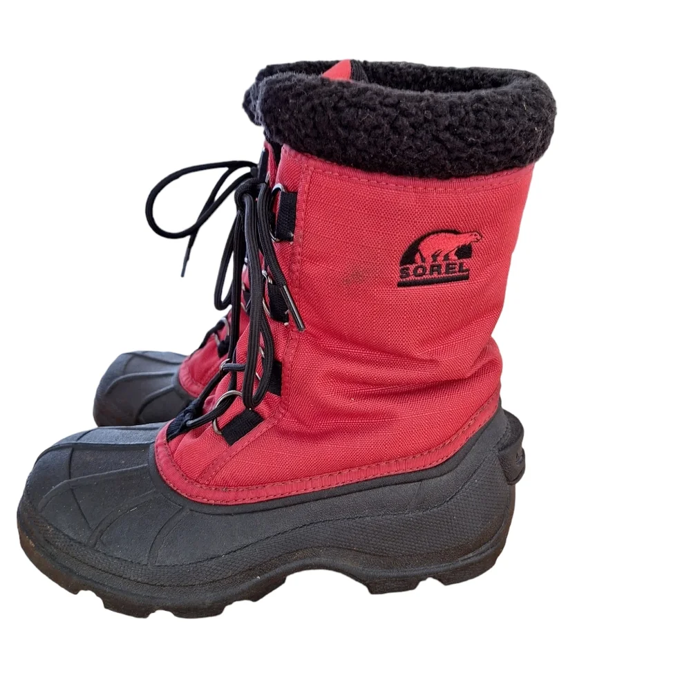 Sorel Women's Cumberland Red Thinsulate Insulated Snow All Weather Boots sz6.5